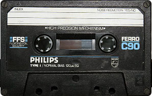 Cassettes Audio Philips Ferro C90 - Lot Occasion, Fonctionnelles